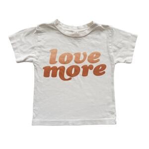 Rivet Apparel Love More Tee Size 3T